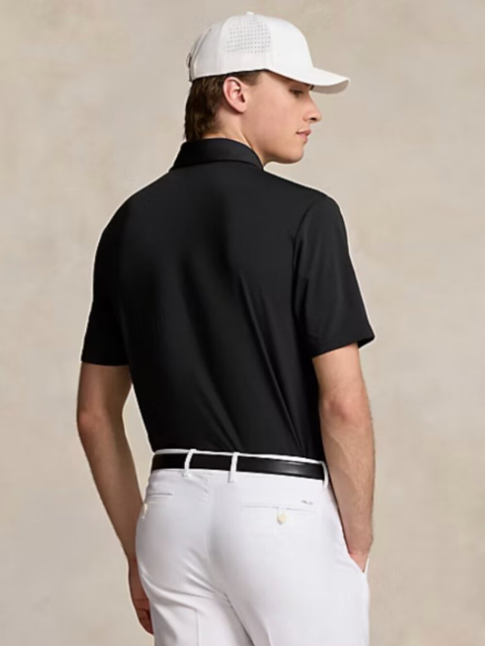 NEW RLX RALPH LAUREN Classic Fit Performance Polo Shirt Short Sleeve Black XL - Picture 10 of 11